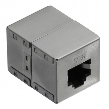LOGILINK- Inline Coupler 1:1 Cat.6 RJ45 STP, metal housing