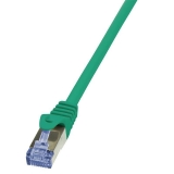 LOGILINK - Patch Cable Cat.6A 10G S/FTP PIMF PrimeLine green 0,50m