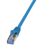 LOGILINK - Patch Cable Cat.6A 10G S/FTP PIMF PrimeLine blue 1m