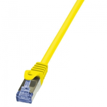 LOGILINK -Patch Cablu Cat.6A 10G S/FTP PIMF PrimeLine 0,50m galben