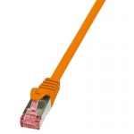 LOGILINK -Patch Cablu Cat.6 S/FTP PIMF PrimeLine 1,5m portocaliu