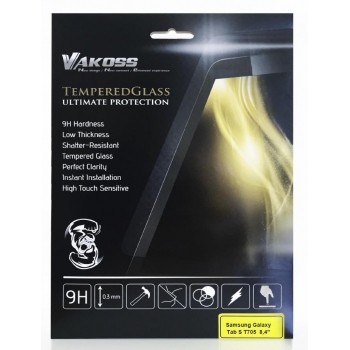 VAKOSS Tempered Glass for Tablet Samsung Galaxy Tab S T705 8,4'', 9H
