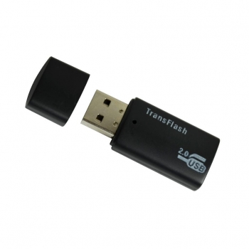 MSONIC Memorie Card Reader microSD/microSDHC/TF USB 2.0 MC218UK negru