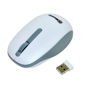 MSONIC mouse-ul optic fÄƒrÄƒ fir MX707W 3D, 1000DPI, 2.4GHz, alb È™i gri