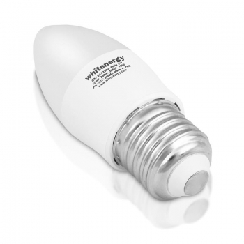 Whitenergy bec LED | 7xSMD2835| C37 | E27 | 3W | 230V |alb cald| laptos