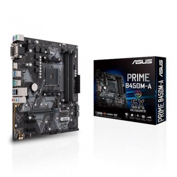 ASUS PRIME B450M-A, AM4, 4*DDR4, VGA/DVI/HDMI, mATX