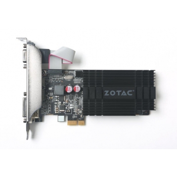 Placa Video Zotac GeForce GT 710 1GB GDDR3 64bit PCI-E x1 HDMI DVI VGA ZT-71304-20L