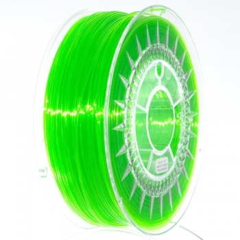 Filament DEVIL DESIGN / PETG / BRIGHT GREEN TRANSPARENT / 1,75 mm / 1 kg.