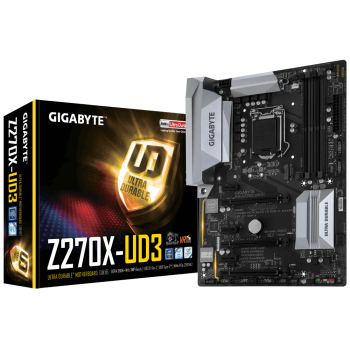 Gigabyte GA-Z270X-UD3, Non-ECC Unbuffered DDR4, PCIe SSD, USB 3.1