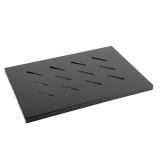 Lanberg fixed shelf 19'', 1U/500x250mm, max load capacity up to 20kg black
