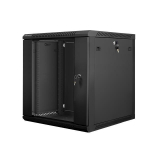 Lanberg wall-mounted rack 19'' demounted flat pack 12U/600x6000mm black