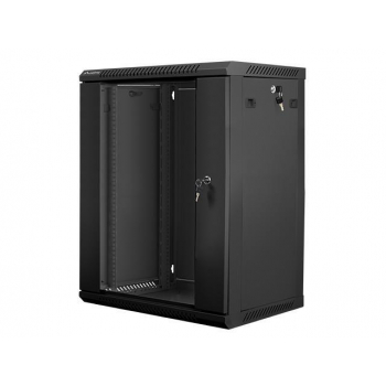 Lanberg wall-mounted rack 19'' demounted flat pack 18U/600x450mm black