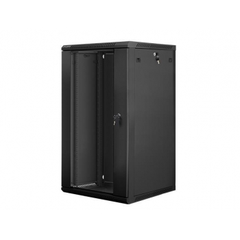 Lanberg wall-mounted rack 19'' demounted flat pack 22U/600x600mm black