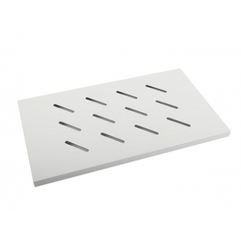 Lanberg fixed shelf 19'' 450mm, 1U/500x250mm, max load capacity up to 20kg gray