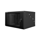 Lanberg wall-mounted double section rack 19'' flat pack 6U/600x600mm black