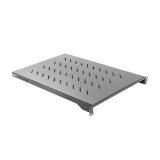 Lanberg fixed shelf 19'', 1U/483x750mm, max load capacity up to 15kg black
