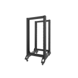 Lanberg open rack 19'' 27U/600x800mm black