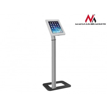 Maclean MC-645 Floor Tablet Stand for Public Displays Lock Anti Theft iPad Samsu
