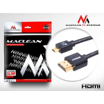 Maclean MCTV-723 3m HDMI-microHDMI SLIM v1.4