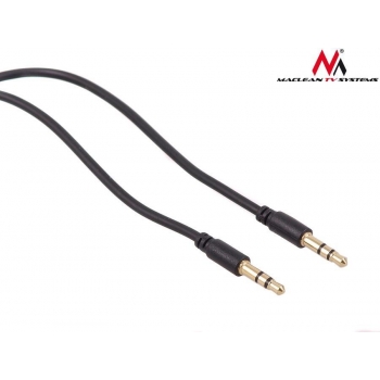 Maclean MCTV-815 Cable 3.5mm jack to jack 1.5m black