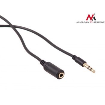 Maclean MCTV-819 Jack cable 3.5mm jack-plug 2m black
