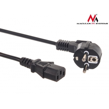 Maclean MCTV-692 Power cable 3M plug EU