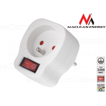 Maclean MCE13 Socket with switch