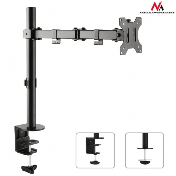 Maclean MC-753 Monitor desk braket 13-32'' 8kg vesa 75x75, 100x100 duble arm
