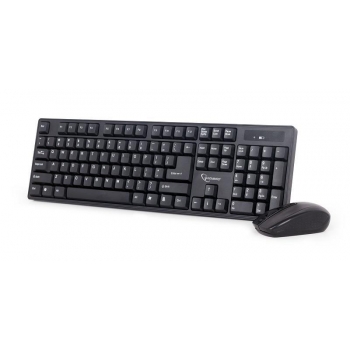 Gembird Wireless desktop set, US layout, black