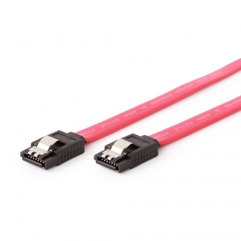 Gembird Serial ATA III 30 cm Data Cable, metal clips, red
