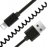 Gembird Sincronizare USB i cablu de spiral de ncrcare pentru iPhone, 1,5 m,