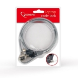 Gembird Cable lock for notebooks (key lock)