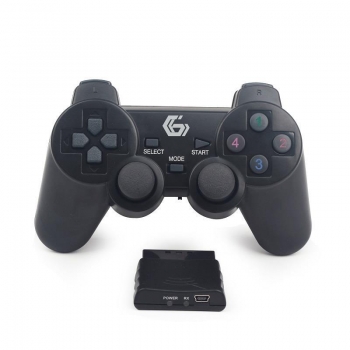 Gembird Wireless dual vibration gamepad, PS2/PS3/PC JPD-WDV-01