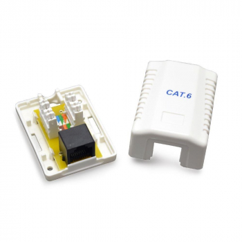 Gembird CAT6 UTP single port surface mount box 
