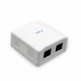 Gembird CAT6 UTP 2-port surface mount box 