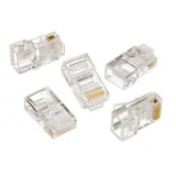 Gembird LAN modular plug 8P8C for solid cable cat. 5e, 30U'' (10 pcs)