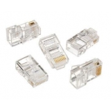 Gembird LAN modular plug 8P8C for solid cable cat. 5e, 30U'' (50 pcs)