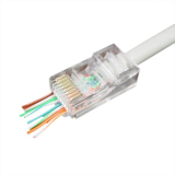 Mufa modulara 8P8C pentru cablu solid LAN RJ 45 neecranate - set 10 buc.