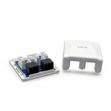 Gembird CAT5E UTP 2-port surface mount box