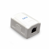 Gembird CAT6 FTP single port surface mount box