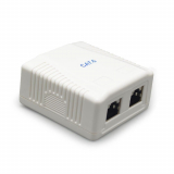 Gembird CAT6 FTP 2-port surface mount box 