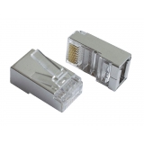 Gembird shielded LAN modular plug 30u'' gold plated ( set de 50 buc.) 