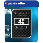 Verbatim External HDD Store 'n' Go 2.5' (6.35mm) GEN 2 4TB USB 3.0 Black (15mm)