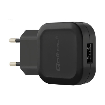 Qoltec AC adapter for Smartphone / Tablet | 12W | 5V | 2.4A | USB + cable Micro