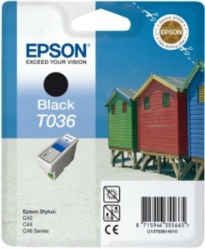 Cerneala Epson T0361 negru | Stylus C42 Plus/42SX/42UX/46