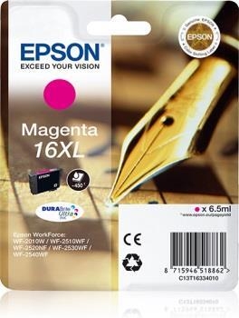 Cerneala Epson T1633 XL magenta DURABrite | 6,5 ml | WF-2010/25x0