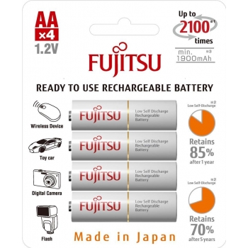 Fujitsu White R6/AA 1900 mAh - 4 buc. box