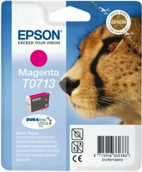 Cerneala Epson T0713 magenta DURABrite | Stylus D78/92/120/DX4000/4050/4400/4450