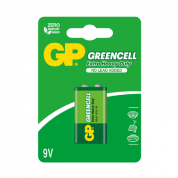 Zinc-chloride battery GP Batteries 1604GLF-U1 9V | 6F22 | 9.0V | GREENCELL | bli