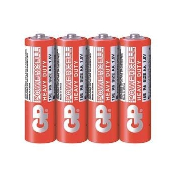 Zinc-carbone battery GP Batteries 15ER-S4 AA | R6 | 1.5V | POWERCELL | shrink 4